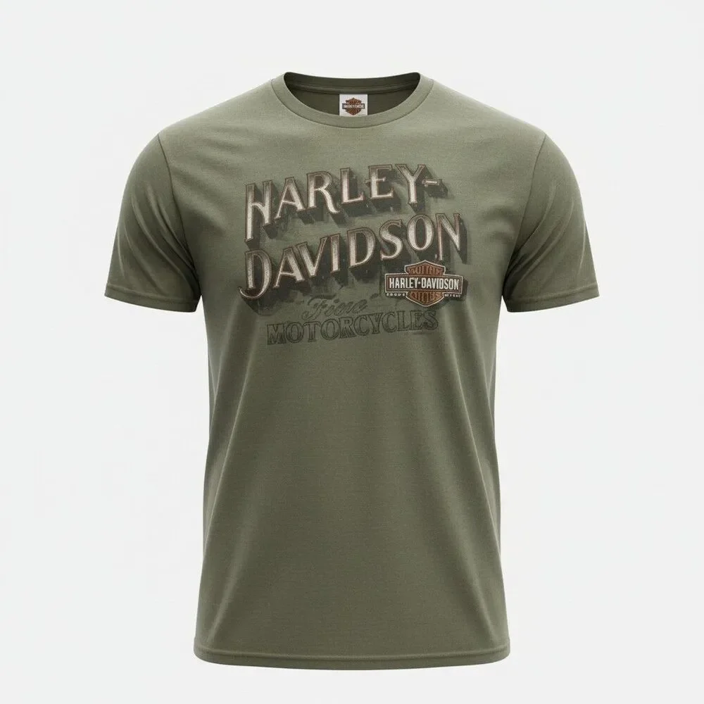 Harley Davidson M&S Chambersburg PA T Shirt 2XL Civil War Burning 1864 Dealer...